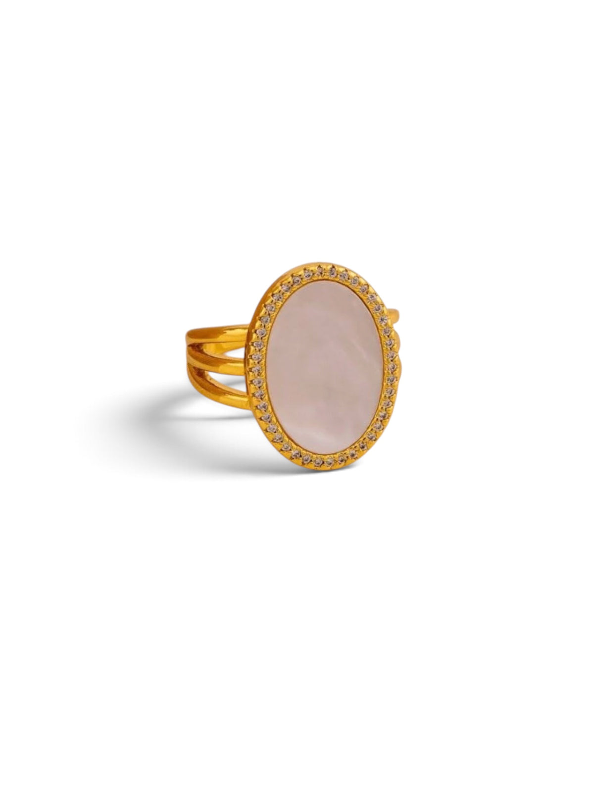 Anillo Ovalado madre perla