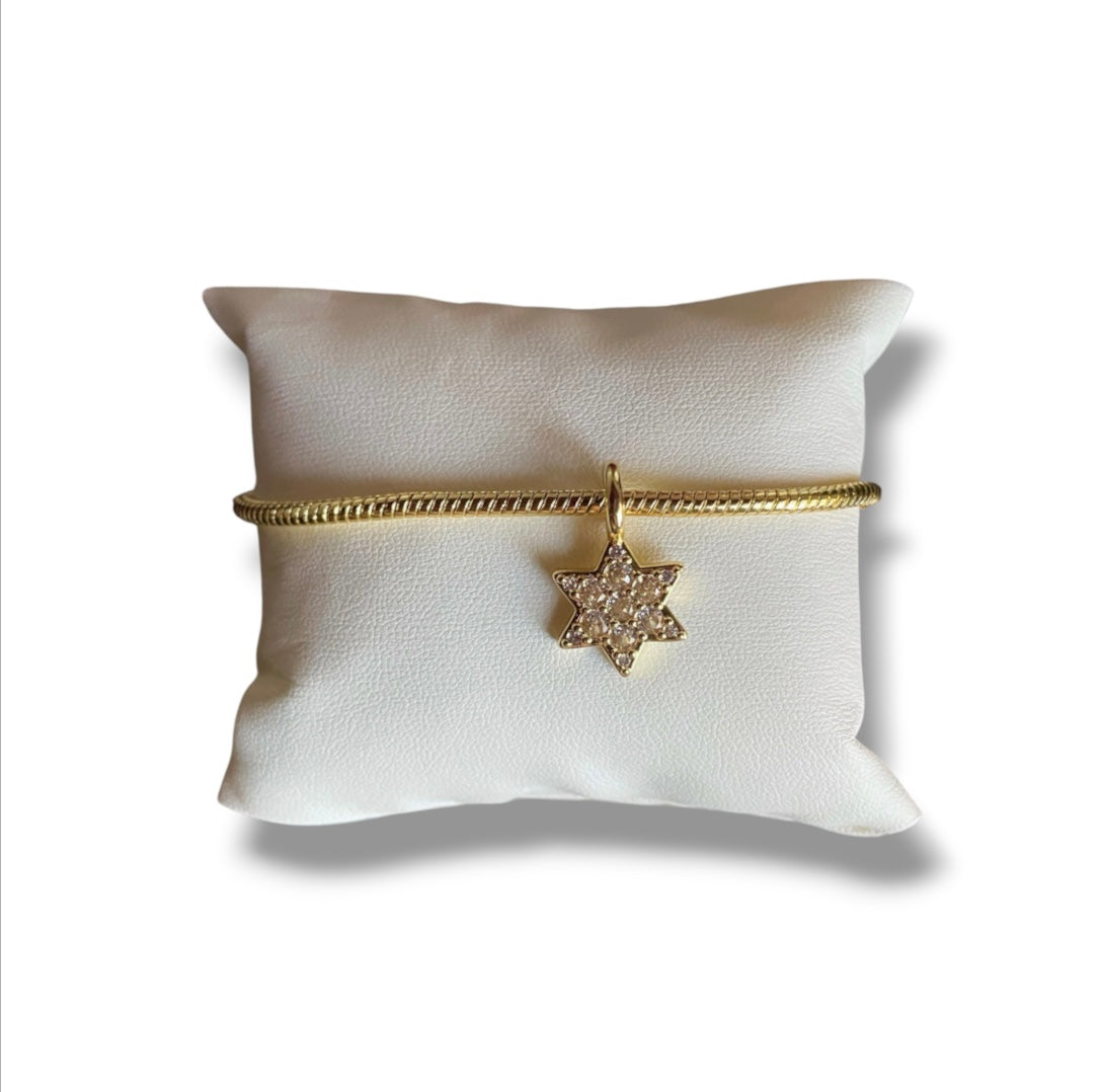 Brazalete tipo Pandora/ estrella