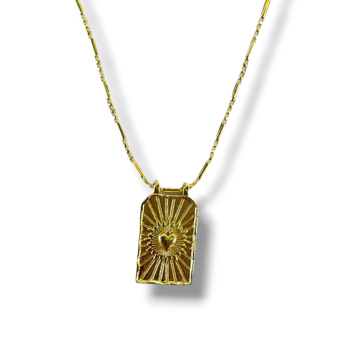 Cadena amuleto sagrado corazón