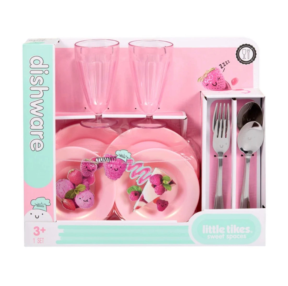 LITTLE TIKES PLATOS ROSA