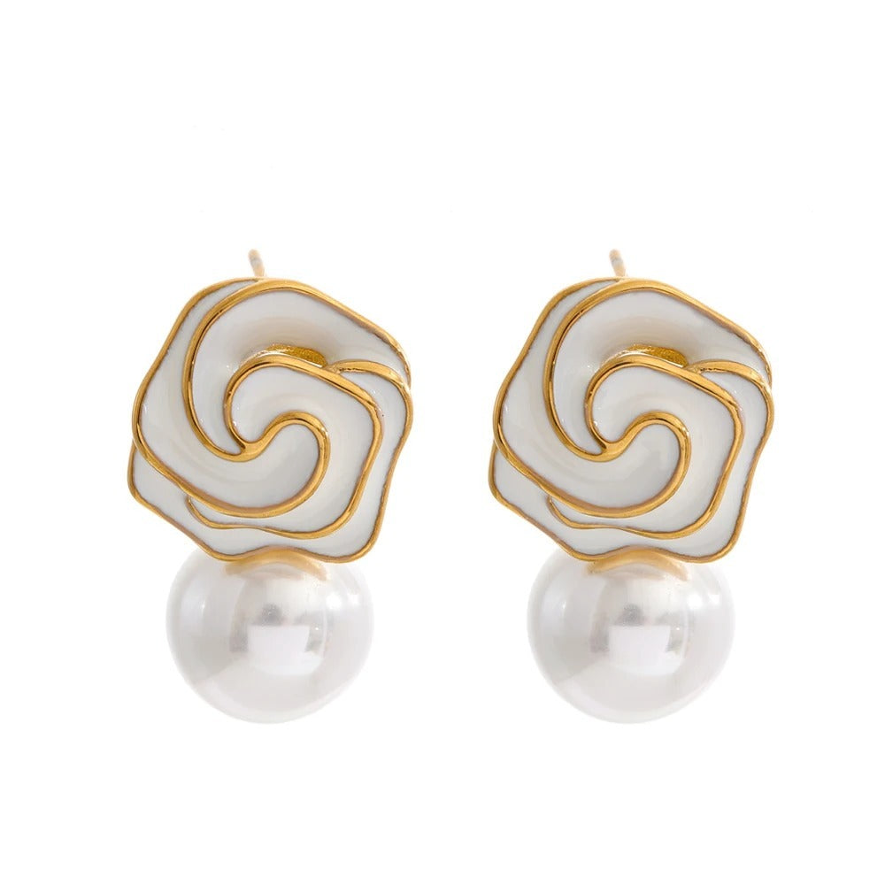 White flower pearls