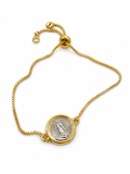 Pulsera-dorada / plateada