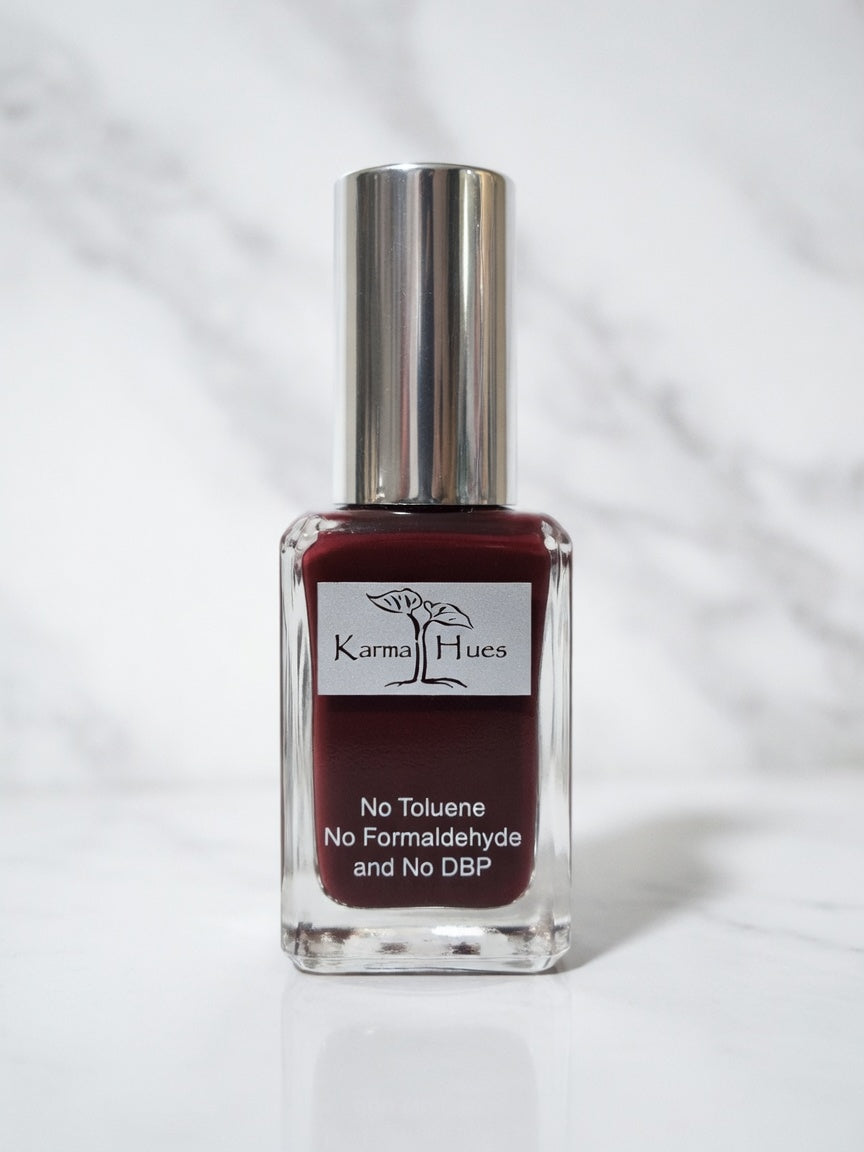 Karma Naturals vegano, no tóxico esmalte de uñas "Bailey" Color de uñas de larga duración y libre de crueldad.