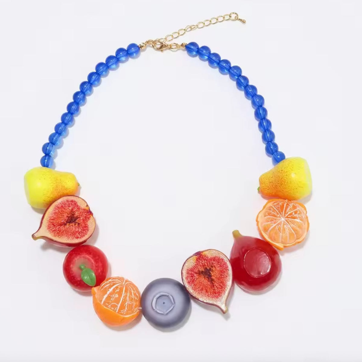 Fruits Necklace blue