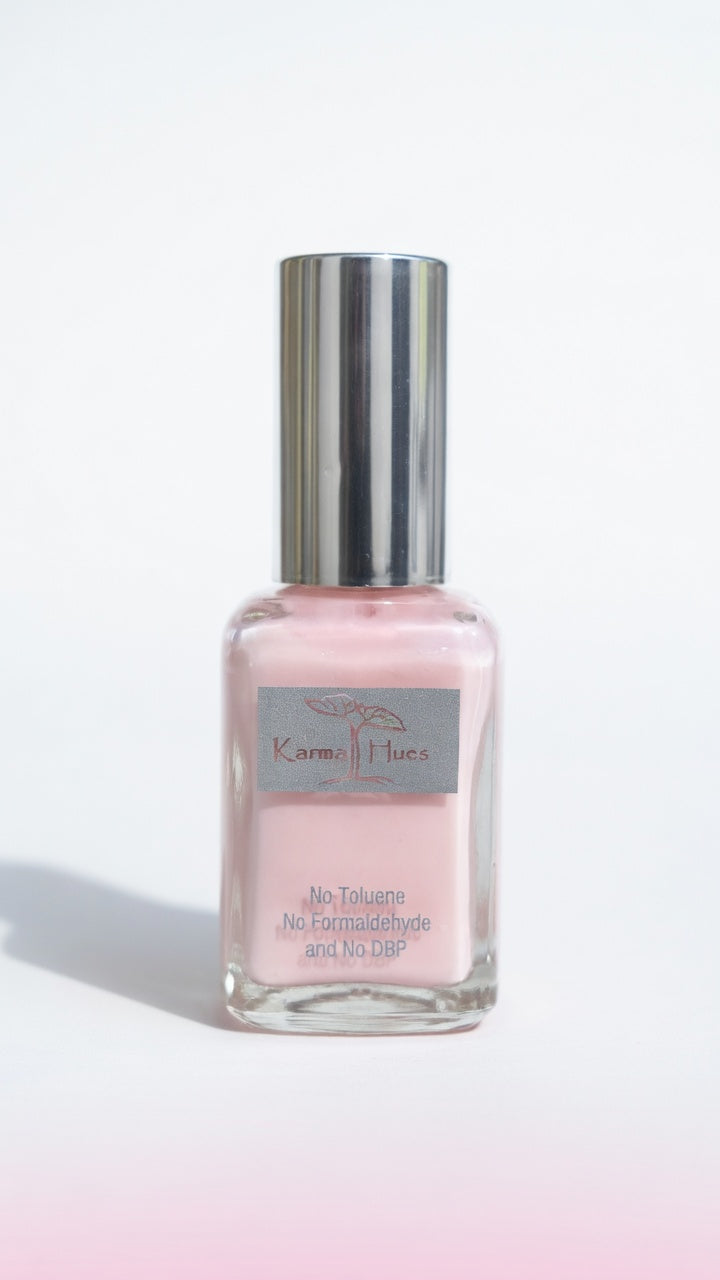 Karma Naturals vegano, no tóxico esmalte de uñas "May Blossoms" Color de uñas de larga duración y libre de crueldad.
