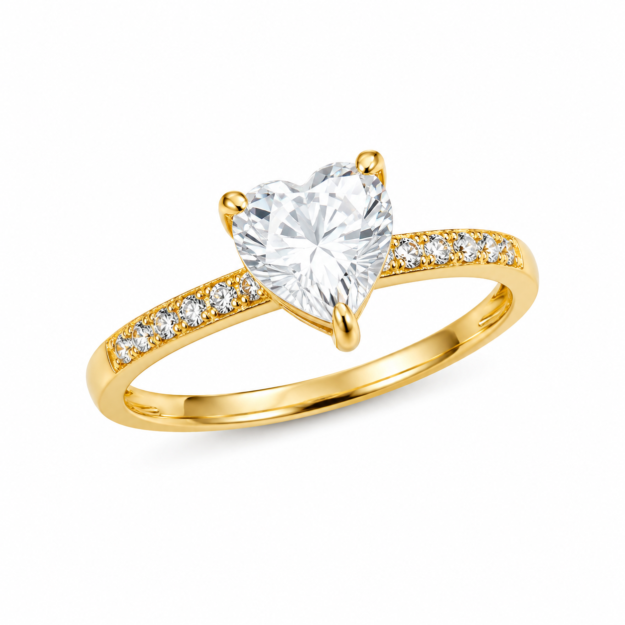 Anillo corazon grande
