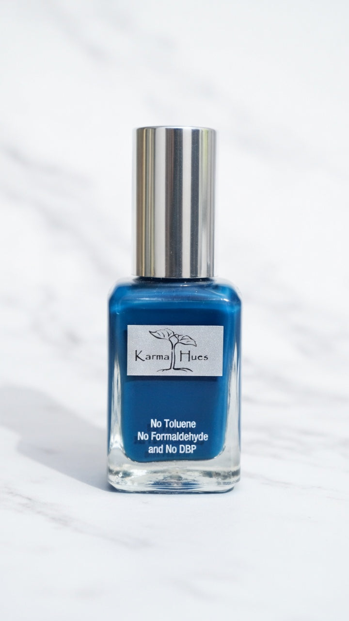 Karma Naturals vegano, no tóxico esmalte de uñas "The Boom Boom Room" Color de uñas de larga duración y libre de crueldad.