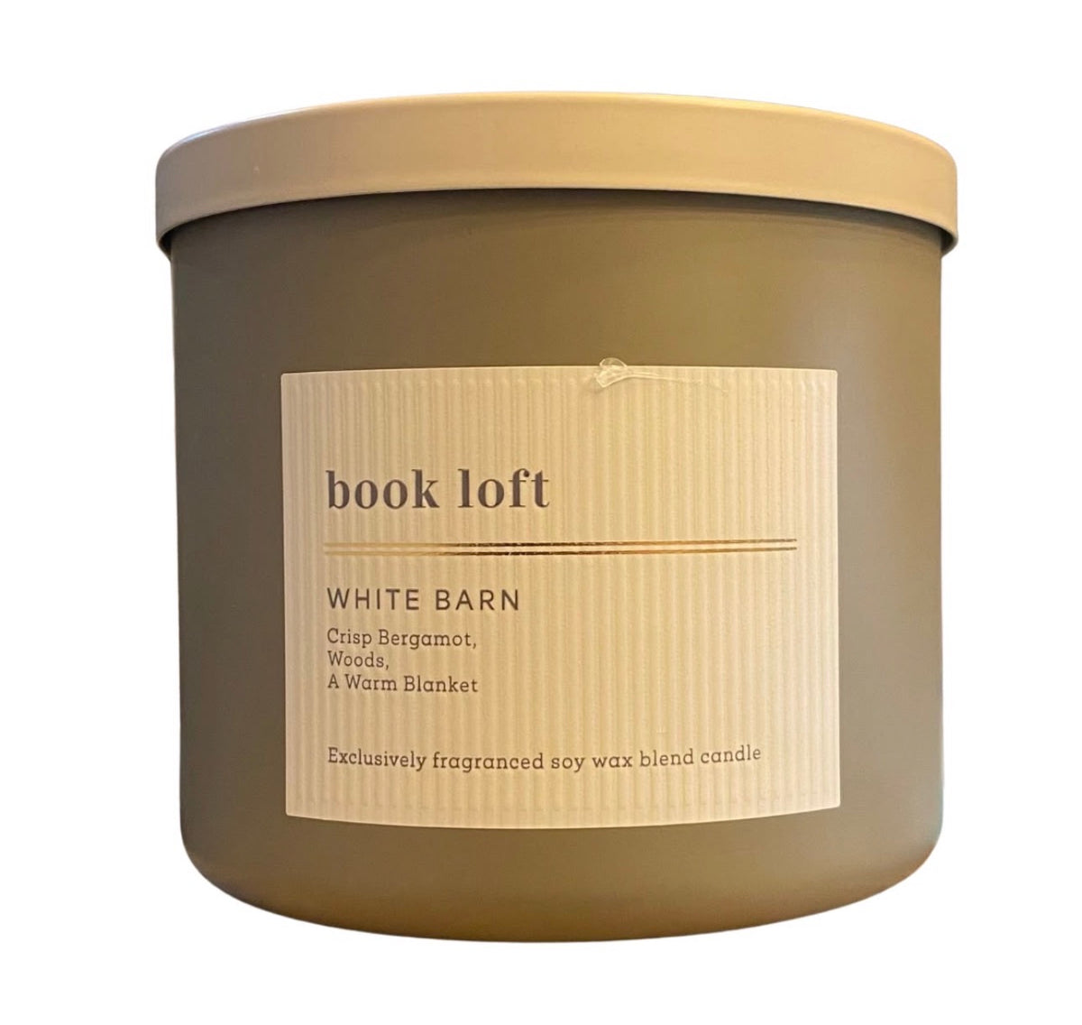 Bath & Body Works - brook loft White bran candle
