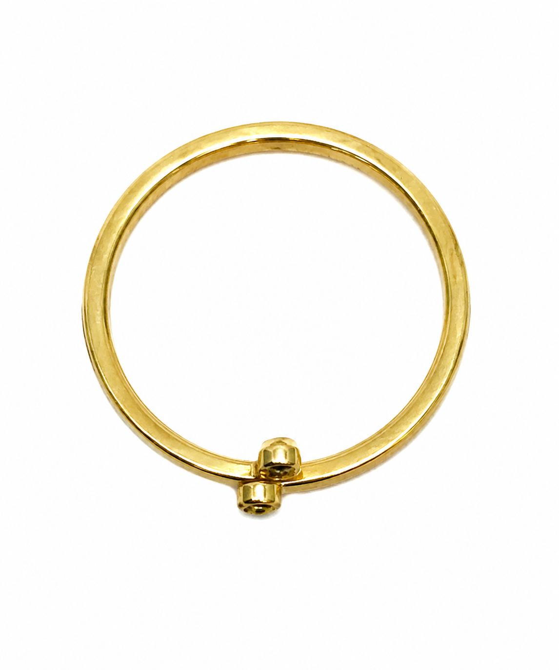 Anillo circonias pequeñas