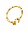 Anillo luna y circonia