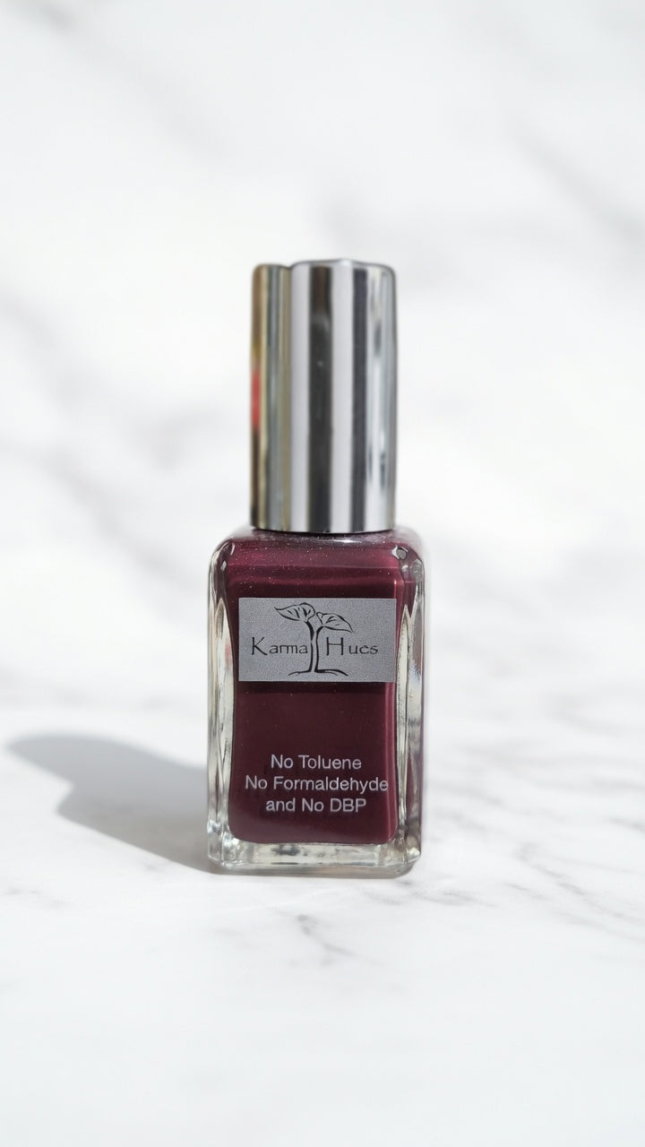 Karma Naturals vegano, no tóxico esmalte de uñas "Carina" Color de uñas de larga duración y libre de crueldad.