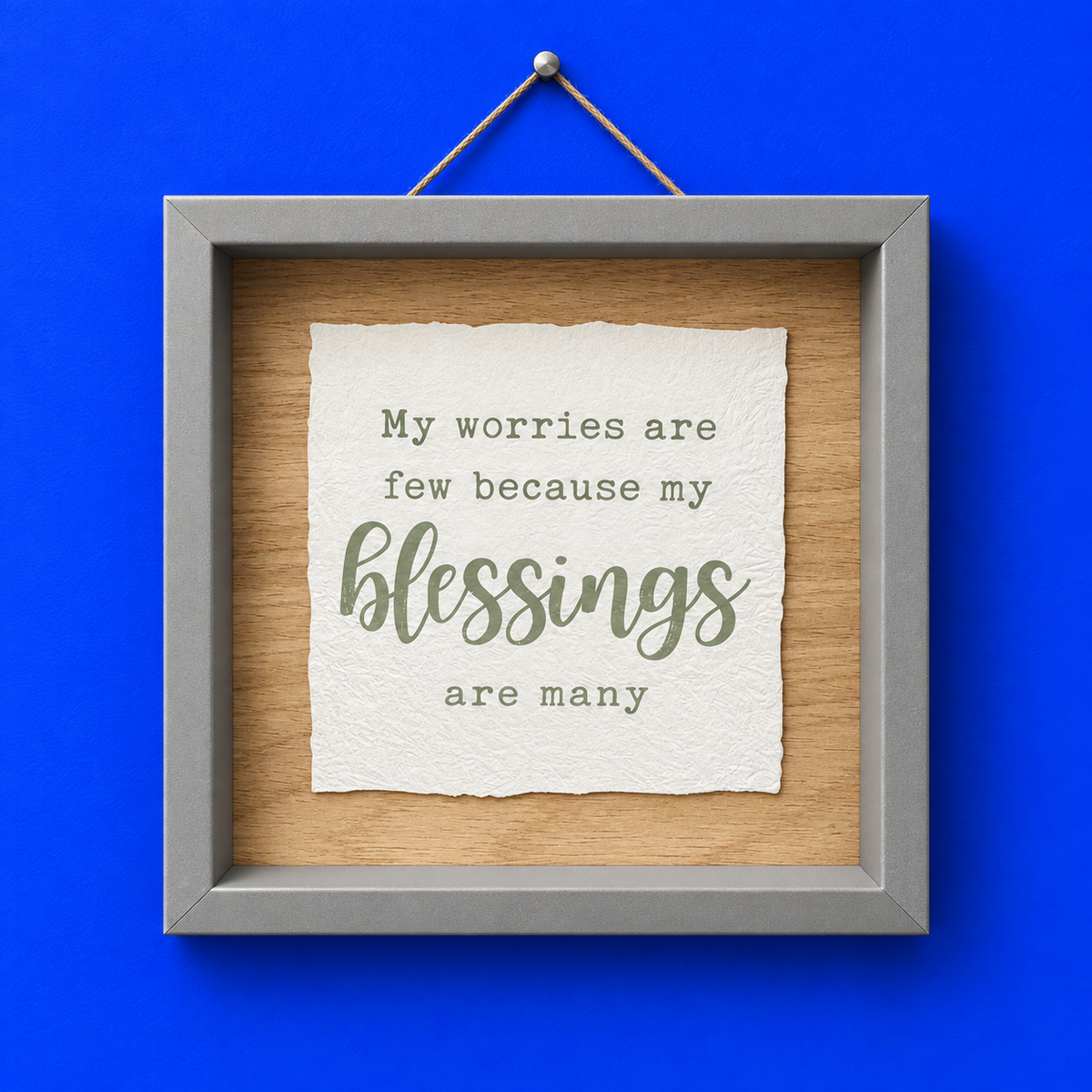 Cuadro decorativo blessings