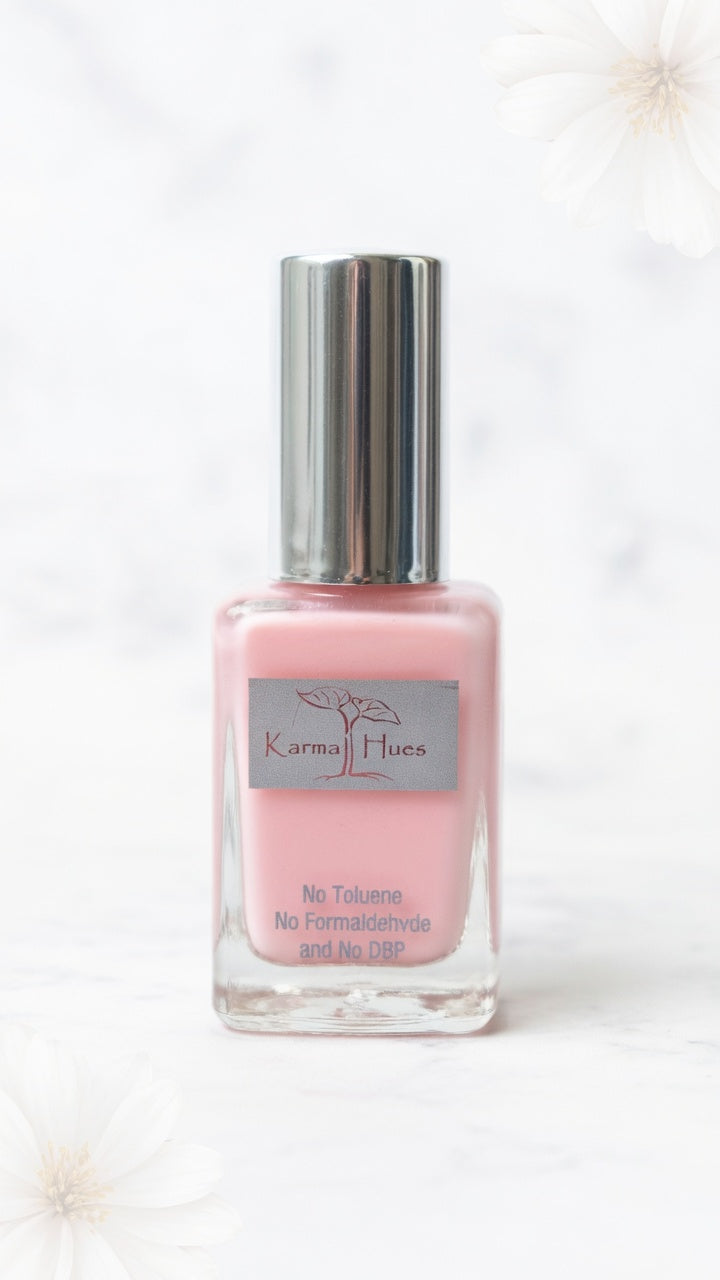 Karma Naturals vegano, no tóxico esmalte de uñas "Good Karma" Color de uñas de larga duración y libre de crueldad.