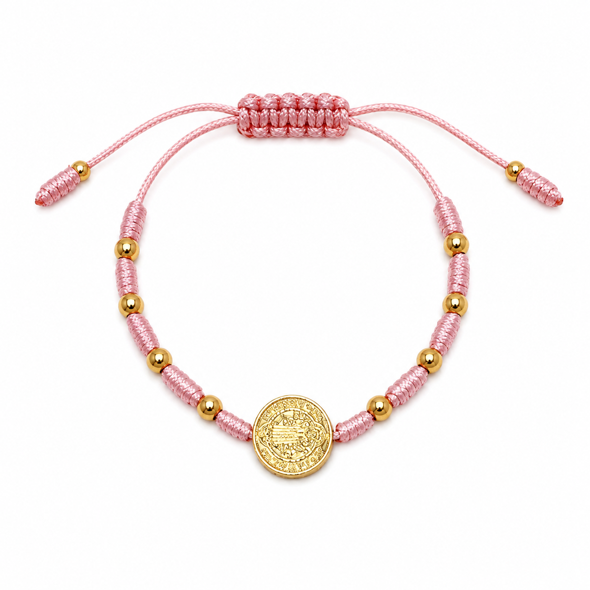 Pulsera San Benito-rosa viejo