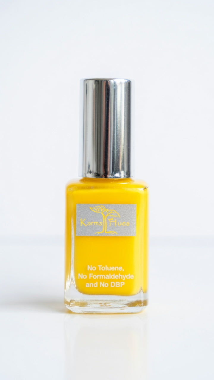 Karma Naturals vegano, no tóxico esmalte de uñas "Rise and shine" Color de uñas de larga duración y libre de crueldad.