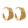 Geometric hammered hoops