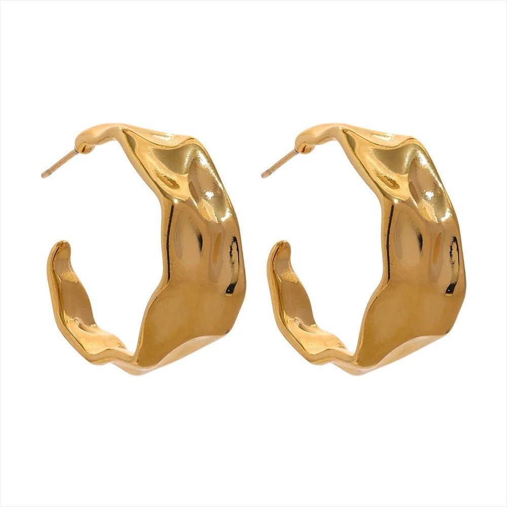 Geometric hammered hoops