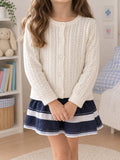 WHITE COTTON CARDIGAN