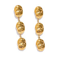 Stone drop earrings