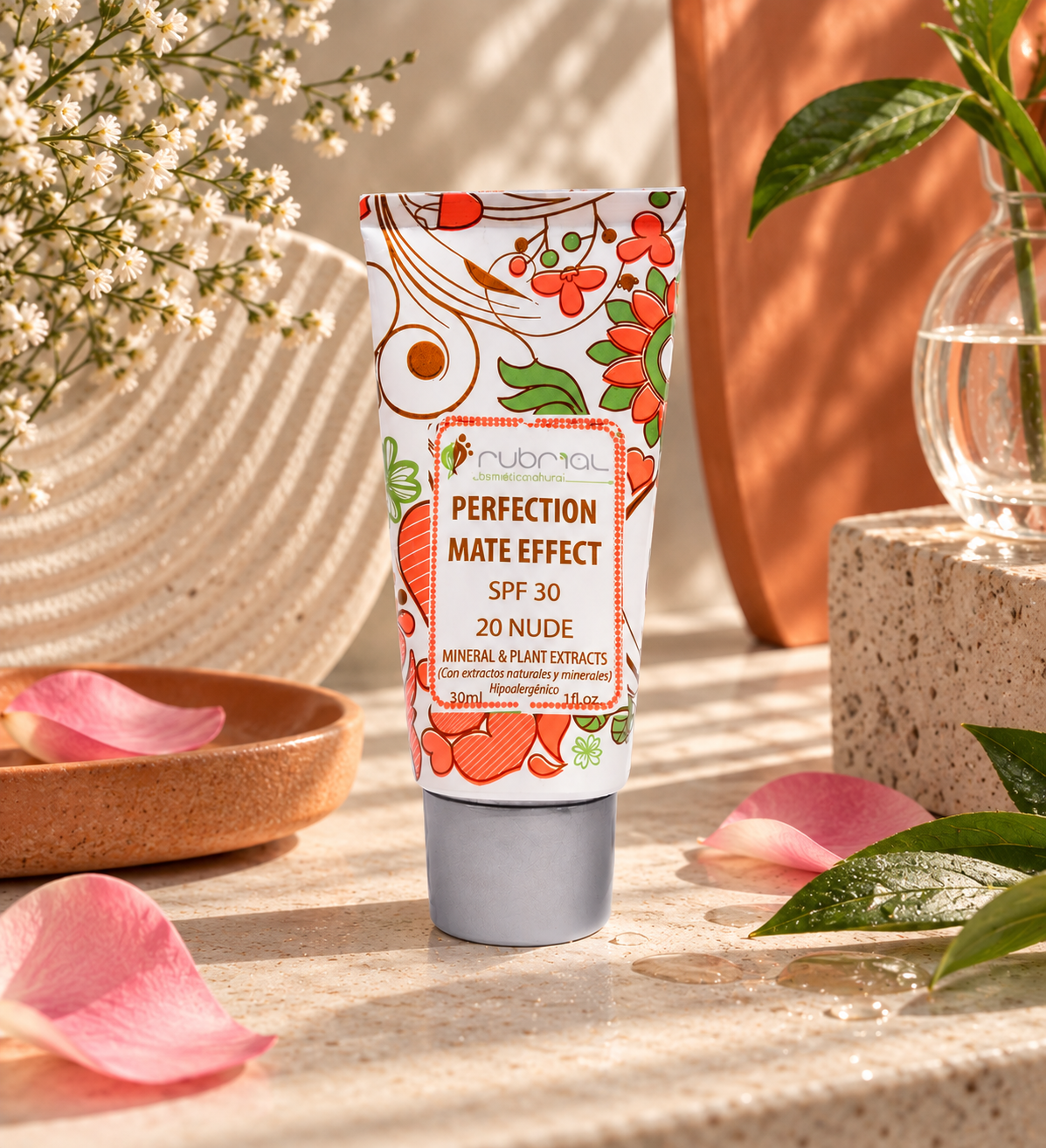 Maquillaje Liquido Beige 30ml / Efecto Mate y Formula