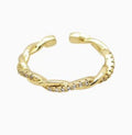 Rings Zirconia 18K Gold Plated