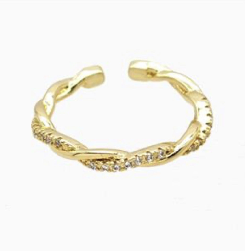 Rings Zirconia 18K Gold Plated