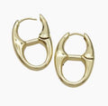 Latchback Gucci Earrings Gold Plated
