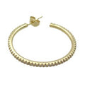 Stud Earrings Pave Zircon Gold Plated