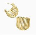 Stud Earrings Gold Plated