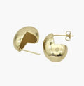 Stud Earrings Droop Gold Plated