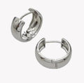 Hoop Earrings Platinum Plated