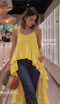 Dahlia Maxi Top Amarillo