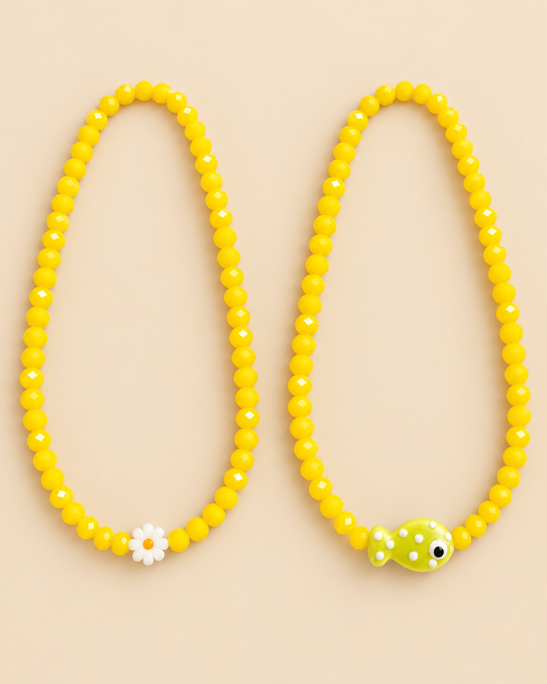 Collar Cristal Amarillo