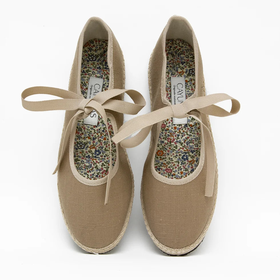 CAYUMAS SALOME LINO - BEIGE SCURO CIARO