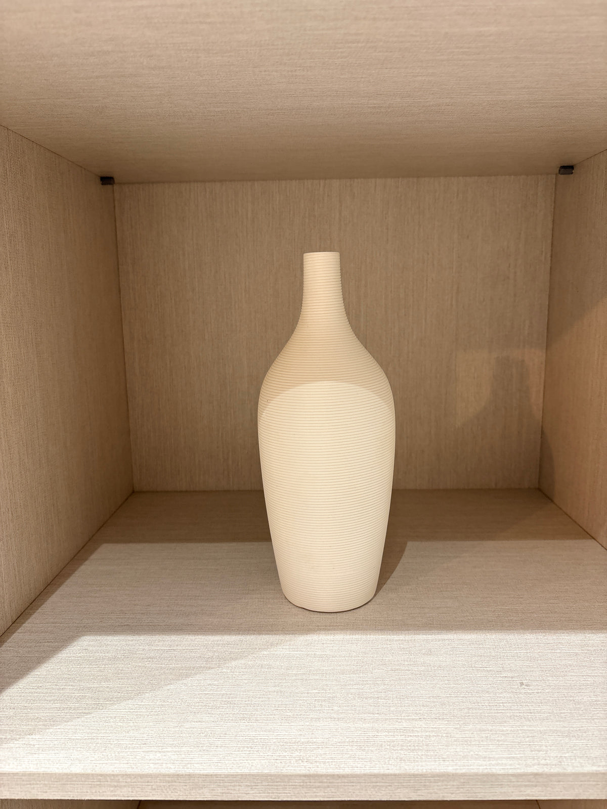 Macetero bottle Ribbed