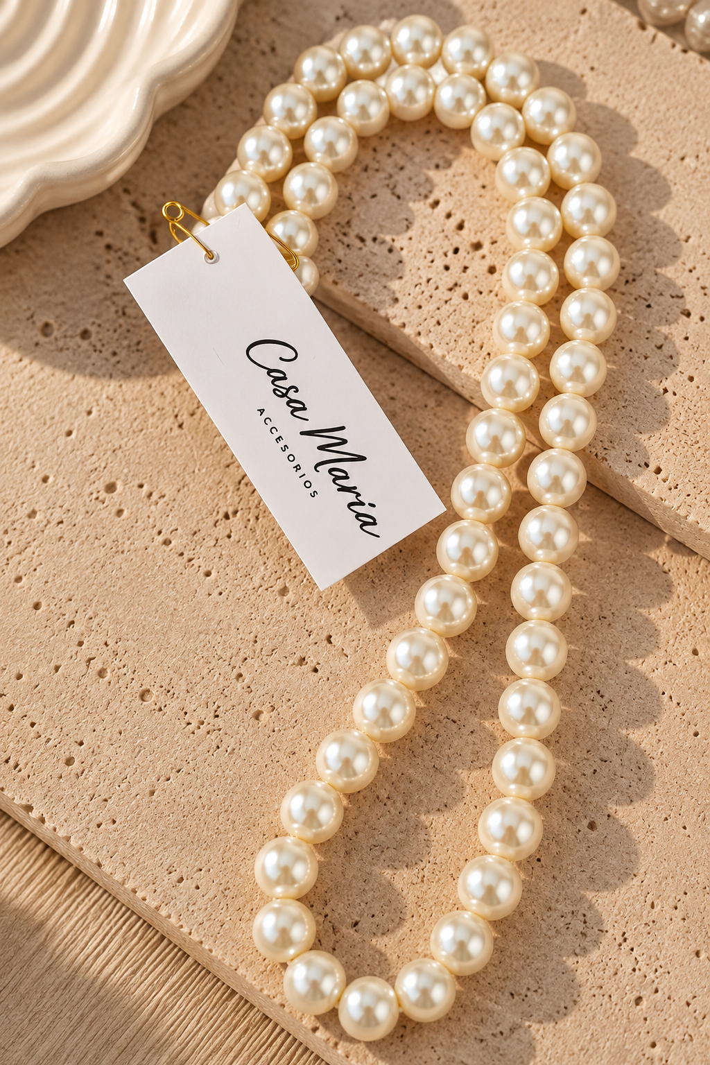 Collar Perlas Redondas