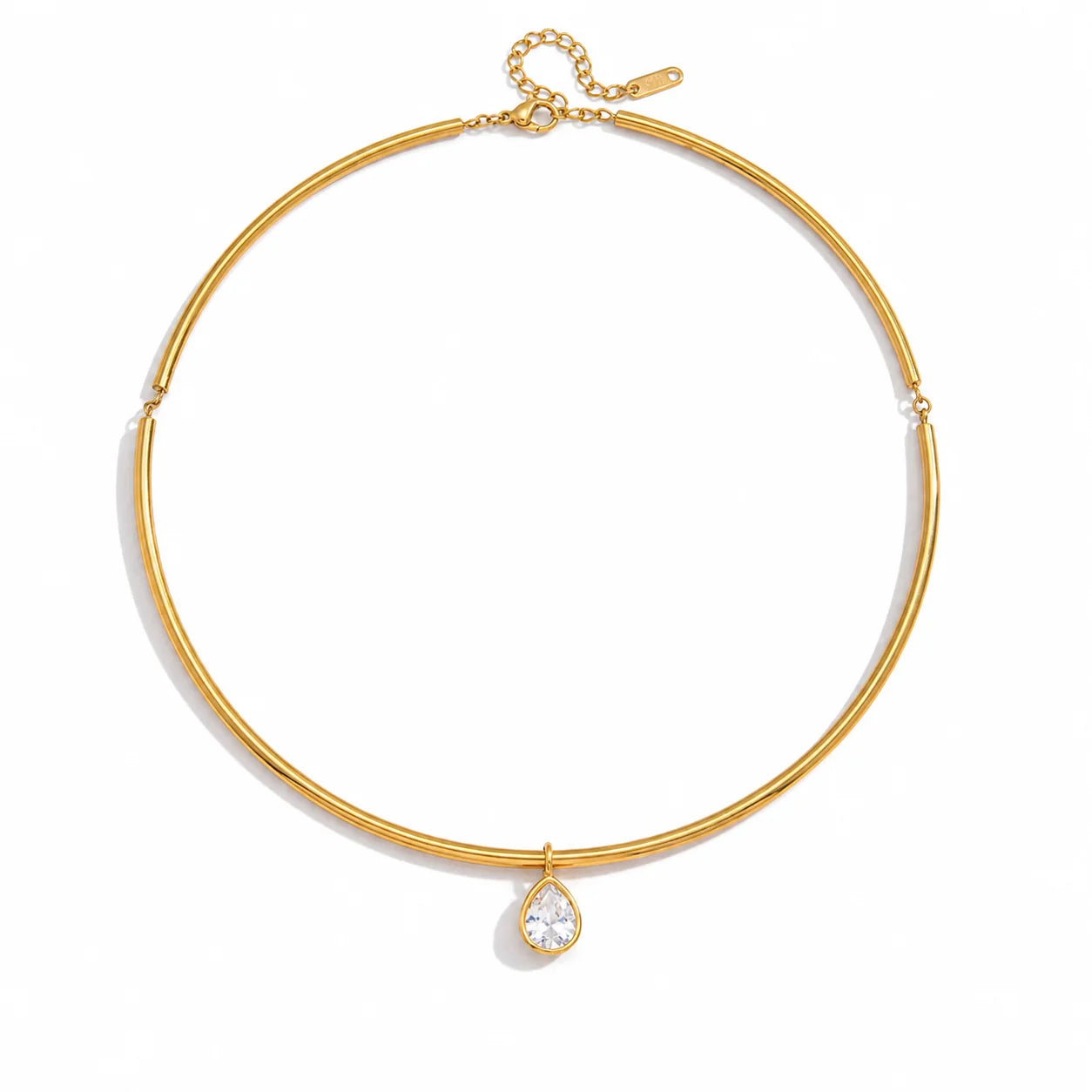 Zircon pendant necklace