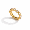 Zirconia circles ring (talla 7)