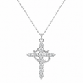 Crowned in grace necklace (silver)