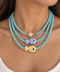 Collar Cristal Azul