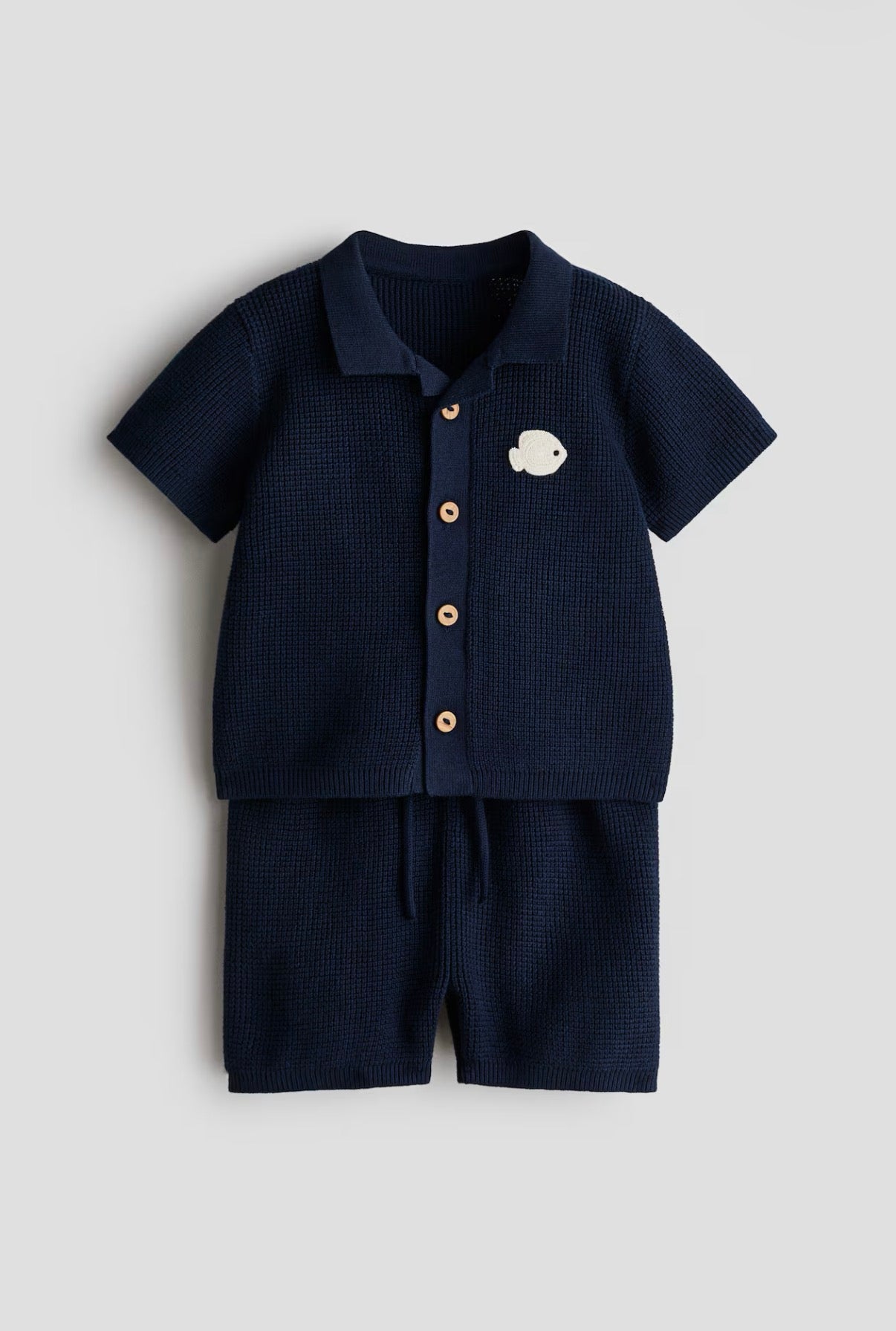 Cotton Blue Boy Set