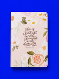 Cuaderno rosado she is clothed
