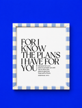Cuadro for I know the plans I have for you
