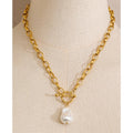 Barroque pearl necklace