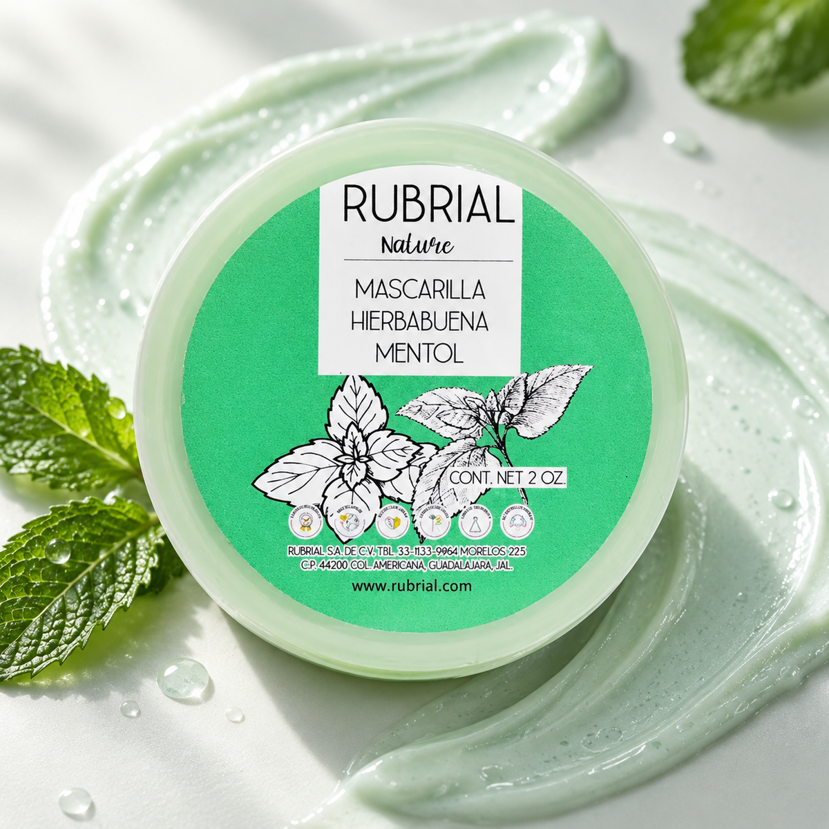 Mascarilla Hierbabuena y Menta 60g