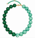 Round Acrylic beads Dual Tone Green