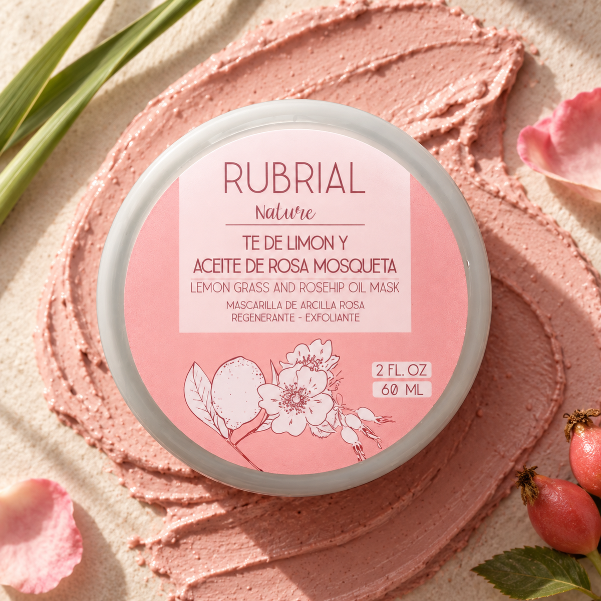 Mascarilla Te De Limon y Aceite De Rora Mosqueta 60g
