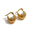 Vintage small hoop earrings