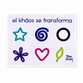 STICKERS-LAMINA KHAOS