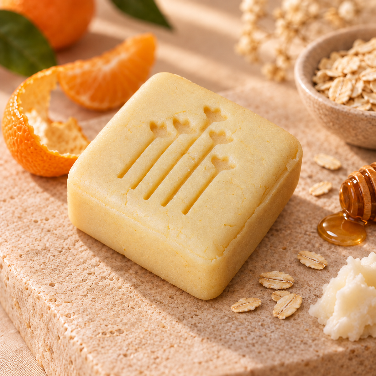 Barra De Ducha Calmante Avena Miel Mandarina